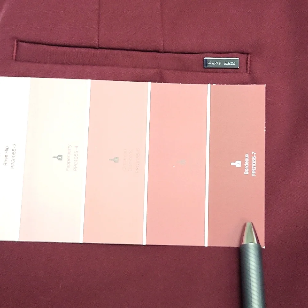 WHBM THE SLIM ANKLE MAROON SIZE 2 - Picture 7 of 7